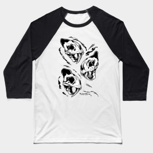 Saber-teethed Tigers Tattoo Flash Baseball T-Shirt